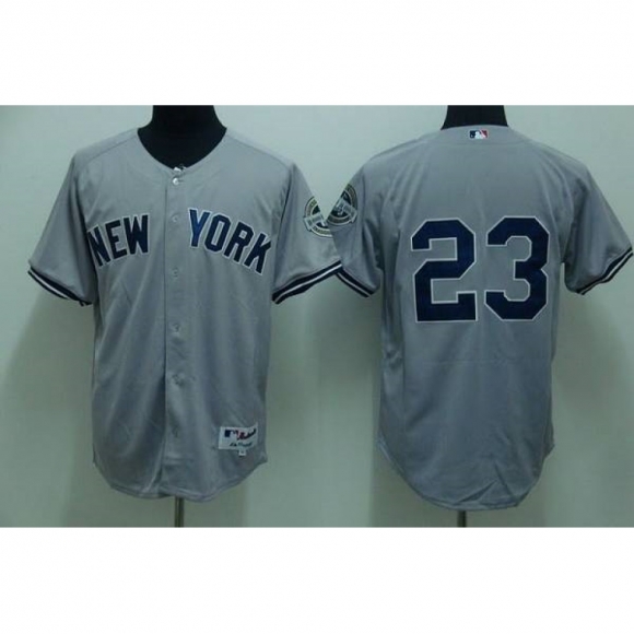 Yankees #23 Don Mattingly Stitched Grey Youth MLB Jersey