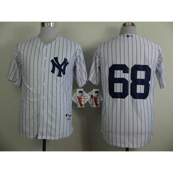 Yankees #68 Dellin Betances White Stitched MLB Jersey