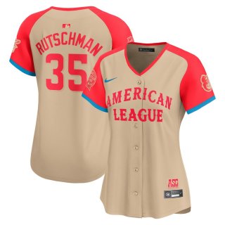 Women's American League Adley Rutschman Nike Cream 2024 MLB All-Star Game Limited Player Jersey