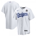 Men's Los Angeles Dodgers Nike White 2024 World Series Big & Tall Replica Jersey