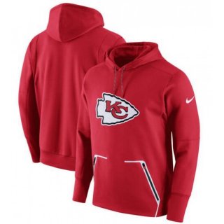 Men's Nike Kansas City Chiefs Red Champ Drive Vapor Speed Pullover Hoodie