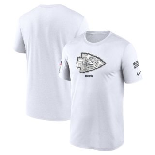 Men's Kansas City Chiefs Nike White 2024 Salute To Service Legend Performance T-Shirt