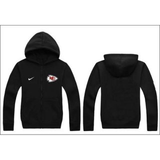 Nike Kansas City Chiefs Authentic Logo Hoodie Black