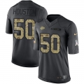 Nike Chiefs #50 Justin Houston Black Men's Stitched NFL Limited 2016 Salute to Service Jersey