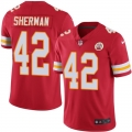 Men's Kansas City Chiefs #42 Anthony Sherman Red Vapor Untouchable Limited Stitched NFL Jersey