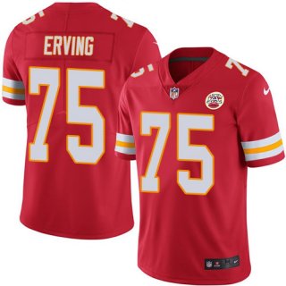 Men's Kansas City Chiefs #75 Cameron Erving Red Vapor Untouchable Limited Stitched NFL Jersey