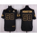 Nike Chiefs #50 Justin Houston Black Men's Stitched NFL Elite Pro Line Gold Collection Jersey