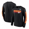 Men's Kansas City Chiefs Black Super Bowl LVII Star Trail Big & Tall T-Shirt