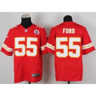 Nike Chiefs #55 Dee Ford Red Team Color Men's Stitched NFL Elite Jersey