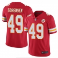 Men's Kansas City Chiefs #49 Daniel Sorensen Red Vapor Untouchable Limited Stitched NFL Jersey