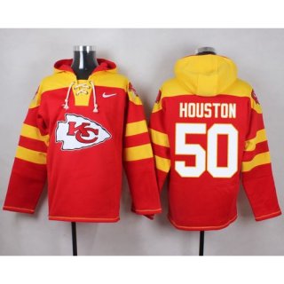 Nike Chiefs #50 Justin Houston Red Player Pullover NFL Hoodie