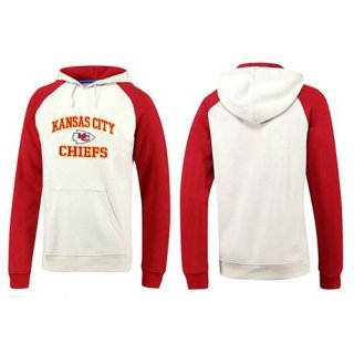 Kansas City Chiefs Heart & Soul Pullover Hoodie White & Red