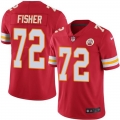 Nike Chiefs #72 Eric Fisher Red Men's Stitched NFL Limited Rush Jersey