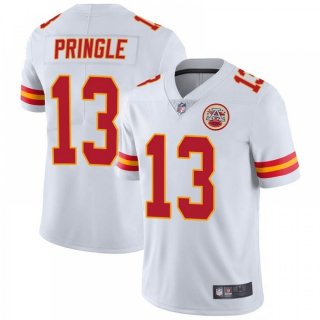 Men's Kansas City Chiefs #13 Byron Pringle White Vapor Untouchable Limited Stitched Jersey