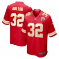 Men's Kansas City Chiefs #32 Nick Bolton Red Stitched Football Jersey