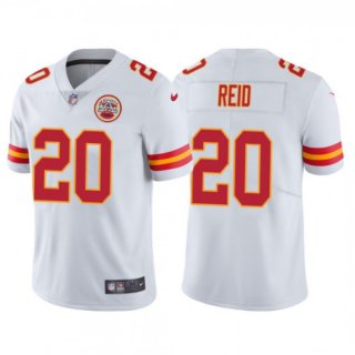 Youth Kansas City Chiefs #20 Justin Reid White Vapor Untouchable Limited Stitched Jersey