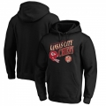 Men's Kansas City Chiefs Black 60th Season Logo Rise Pullover Hoodie