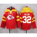 Nike Chiefs #32 Marcus Allen Red Player Pullover NFL Hoodie