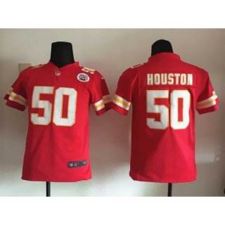 Nike Chiefs #50 Justin Houston Red Team Color Youth Stitched NFL Elite Jersey