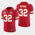 Men's Kansas City Chiefs #32 Tyrann Mathieu Red 2021 Super Bowl LV Stitched NFL Jersey