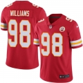 Men's Kansas City Chiefs #98 Xavier Williams Red Vapor Untouchable Limited Stitched NFL Jersey