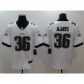 Men's Philadelphia Eagles #36 Jay Ajayi White Vapor Untouchable Limited Stitched NFL Jersey