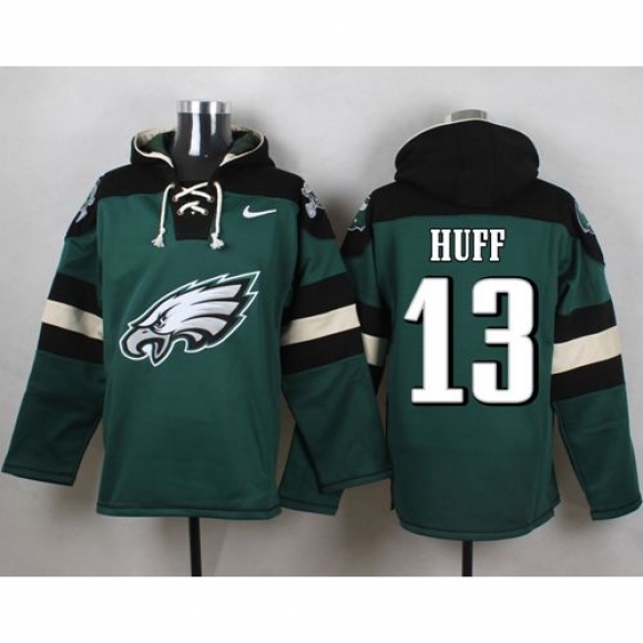 Nike Eagles #13 Josh Huff Midnight Green Player Pullover NFL Hoodie