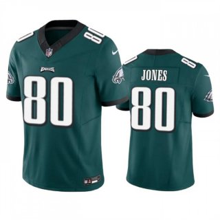 Men's Philadelphia Eagles #80 Julio Jones Green 2023 F.U.S.E. Vapor Untouchable Limited Stitched Football Jersey