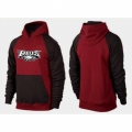 Philadelphia Eagles Authentic Logo Pullover Hoodie Burgundy Red & Black