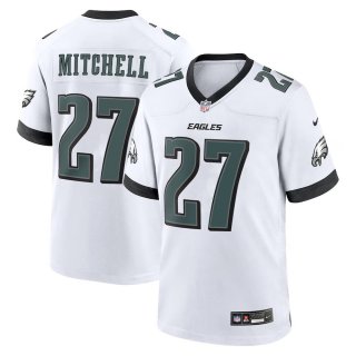 Men's Nike Quinyon Mitchell Midnight White Philadelphia Eagles Player Game Jersey