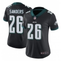 Women's Philadelphia Eagles #26 Miles Sanders Black Vapor Untouchable Limited Stitched Football Jersey(Run Small)