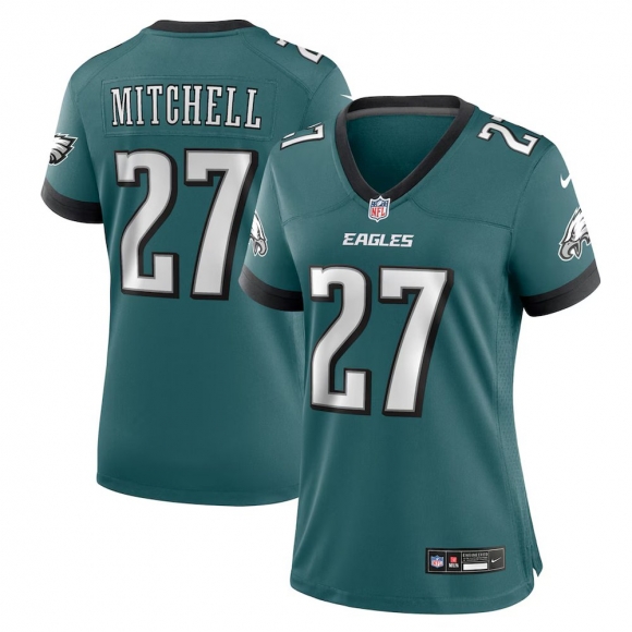 Womens Nike Quinyon Mitchell Midnight Green Philadelphia Eagles Team Game Jersey