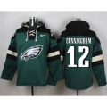 Nike Eagles #12 Randall Cunningham Midnight Green Player Pullover NFL Hoodie