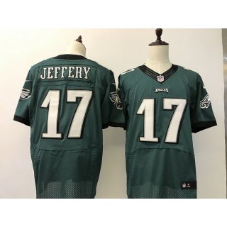 Men's Philadelphia Eagles #17 Alshon Jeffery Nike Green Elite Stitched NFL Jersey