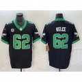 Men's Philadelphia Eagles #62 Jason Kelce Black 2023 F.U.S.E. With 4-Star C Patch Vapor Untouchable Limited Stitched Football Jersey