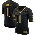 Men's Philadelphia Eagles #11 Carson Wentz 2020 Black/Gold Salute To Service Limited Stitched Jersey