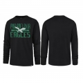 Men's Philadelphia Eagles Black Long Sleeve T-Shirt