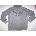 Men's Philadelphia Eagles Gray Throwback Pullover Hoodie