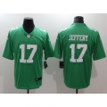 Men's Philadelphia Eagles #17 Alshon Jeffery Green Throwback Vapor Untouchable Limited Stitched NFL Jersey