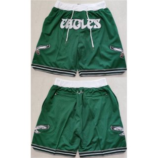 Men's Philadelphia Eagles Green Shorts (Run Small)